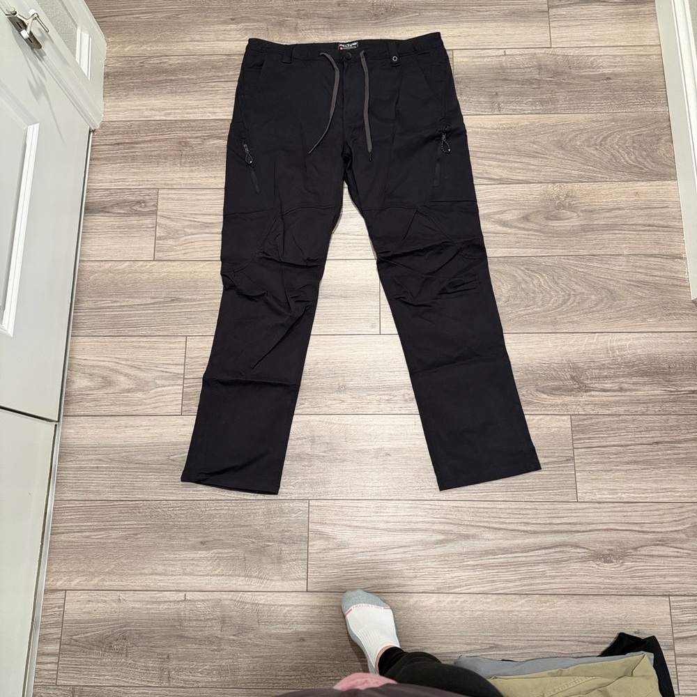 Black Relaxed Fit Pants